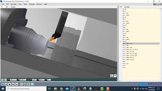 Torneado básico con CNC Simulator Pro [upl. by Hacim]