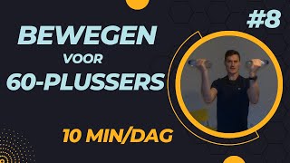 10 minuten bewegen voor 60plussers of beginners 8  seniorenfitness [upl. by Rebliw]