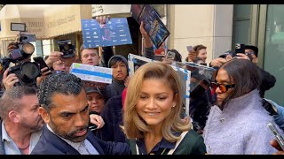 Zendaya stops to meet fans in New York  zendaya updates  zendaya news  zendaya [upl. by Chemesh]