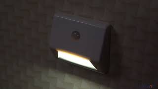 Ledvance Nightlux Stair White LED lamp with light and motion sensor with 3xAAA batteries [upl. by Yonita]