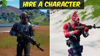 Hire a Character and Travel 1000 Meters with them  Fortnite The Foundation Challenges [upl. by Sirret293]