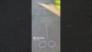 Chalk walk subitising practice maths education fun [upl. by Amara570]