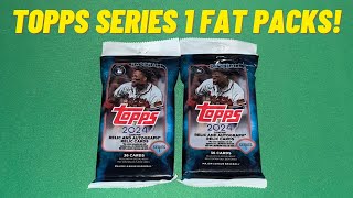 2024 Topps Series 1 Baseball Fat Pack Opening Review Top Rookie Hunt NEW Retail Sports Cards Value [upl. by Malchy]