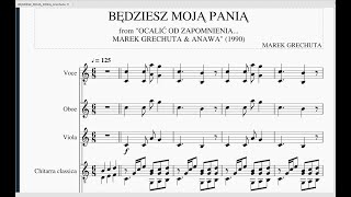 Grechuta Będziesz moją Panią nuty Anawa You will be my lady [upl. by Silvio]