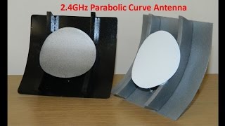 Parabolic Curve Antenna 2 4GHz [upl. by Rehpotirhc]