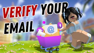 How to Verify an Email Address in Roblox  ROBLOX Tutorial [upl. by Eloise]