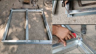 How To Make For Metal Window Frame design WELDING WORK [upl. by Henryk172]