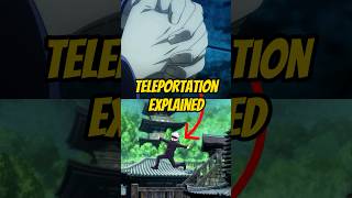 How did Gojo able to use TELEPORTATION  Jujutsu Kaisen fun facts [upl. by Viddah]