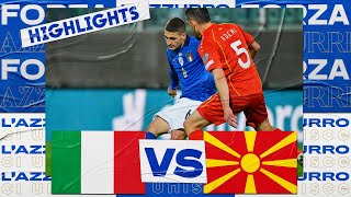 Highlights ItaliaMacedonia del Nord 01 24 marzo 2022 [upl. by Elolcin608]