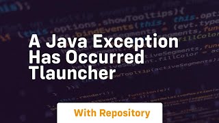 a java exception has occurred tlauncher [upl. by Yarvis]