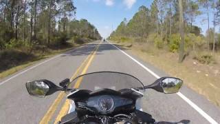 Florida countryside on VFR800 Interceptor [upl. by Imrots]