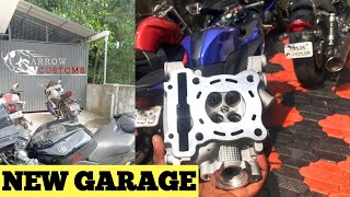 New Motorcycle Garage  Service Experience Part3  Arrow Customs [upl. by Burney314]