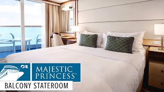 Balcony Stateroom  Majestic Princess Room Tour amp Review 4K  Princess Cruises 2021 [upl. by Tarrah]