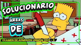 🔴 SOLUCIONARIO San Marcos 2023  II  Áreas D y E 🌱 [upl. by Akiram]