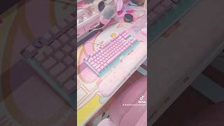 Unboxing Clavier Razer x Sanrio Characters kawaii sanrio razer gaming setup [upl. by Dulsea307]