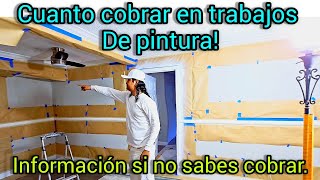 Cuánto cobrar por pintar Baseboards y Crown molding como hacer un estimado para trabajos de pintura [upl. by Chuu]