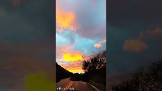 The most breathtaking sunset asmr asmrvideo sunsetview natureshorts [upl. by Moises]