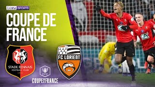 Rennes vs FC Lorient  COUPE DE FRANCE HIGHLIGHTS  12182021  beIN SPORTS USA [upl. by Aletse]