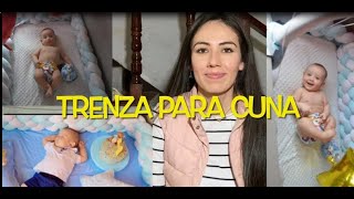 TRENZA PARA CUNA DE BEBE FACIL DE HACER [upl. by Hsan875]