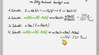 Stöchiometrie  Chemisches Rechnen [upl. by Pollie]