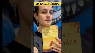 MIL SOLES ESPLÉNDIDOS Khaled Hosseini books bookworm libros booktube [upl. by Nelleyram67]