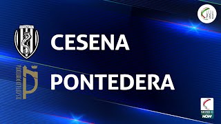 Cesena  Pontedera 40  Gli Highlights [upl. by Amluz219]