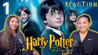 Into the Potterverse Our First Movie Reaction to Harry Potter and the Sorcerers Stone 🔮🧙🏼‍♂️ [upl. by Nav]