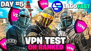 LagoFast VPN Test In Warzone RANKED  Day 5 [upl. by Tnahs]