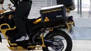 Chris Teach Mcneil aboard the Twisted Throttle equipped BMW F800GS 720p [upl. by Buller61]