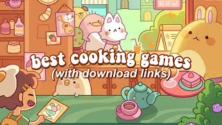 BEST COOKING GAMES TO PLAY part 2 🍳 [upl. by Reis33]