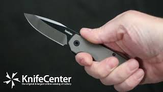 Kershaw 1411 Thermal Assisted Frame Lock Flipper Knife [upl. by Alurd995]