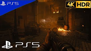 PS5 Siege of Stalingrad 1942  Immersive Realistic Ultra Graphics Gameplay4K60FPSHDRCall of Duty [upl. by Lihp]