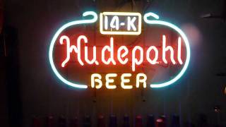 Hudepohl Beer 14K Vintage Neon Sign [upl. by Eninnaej]