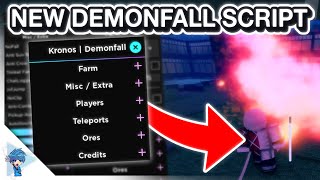 NEW  Roblox Demon Fall Script  NEW 2022 SCRIPTHACK Pastebin 2022 NO LINKVERTISE [upl. by Ecitnirp]