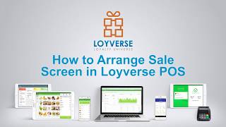 How to Arrange Sale Screen in Loyverse POS System [upl. by Etnaled]