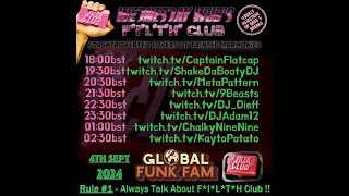 Shake da Booty DJ  Wednesday Wubs FILTH Club raid train  Global Funk Fam  04092024 [upl. by Brittani]