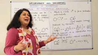 Preparation by Electrophylic Substitution  Haloalkanes And Haloarenes 7 [upl. by Schonthal]