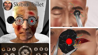 ASMR Animation Help Skibidi Toilet treat its injured mechanical eye [upl. by Nirak670]