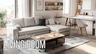 Transform Your Space Small Apartment Living Room Decorating Ideas [upl. by Kamaria646]