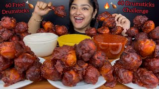 60 SPICY CHICKEN DRUMSTICKS EATING CHALLENGE  FRIED CHICKEN DRUMSTICKS EATING CHALLENGE  MUKBANG [upl. by Eniarral689]