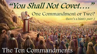 quotYOU SHALL NOT COVETquot  One Commandment or Two The Ten Commandments  20 [upl. by Keviv]