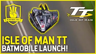 Batmobile Launch 🦇 Isle of Man TT  3 Wheeling [upl. by Tita]