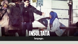 Come reagiscono gli italiani se insulti una ragazza col velo [upl. by Fanestil913]