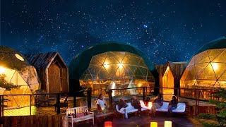 Star Gazing in Glamping Domes [upl. by Niwled]