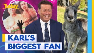 Karl Stefanovic meets his biggest fan  Today Show Australia [upl. by Ongun560]