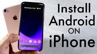 How To Use ANDROID On iPhone 2020 [upl. by Airdnalahs]