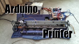 Arduino Dot Printer [upl. by Acinomal577]