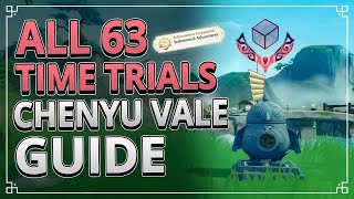 All 63 TIME TRIALS Chenyu Vale GUIDE  Genshin Impact 44 [upl. by Vasiliki203]