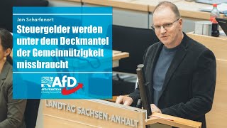 Jan Scharfenort Steuergelder werden unter dem Deckmantel der Gemeinnützigkeit missbraucht [upl. by Anitnoc148]