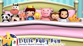 Diez Había en la Cama  Canciones Infantiles  Dibujos Animados  Little Baby Bum Latino [upl. by Dnalerb941]